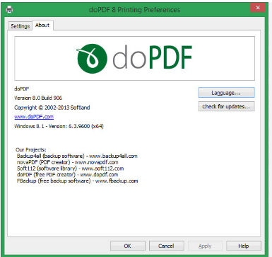 Tải xuống doPDF 11.8.411 Full Crack với Khóa Kích hoạt Miễn phí